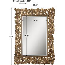 Capulin-Antique Gold Mirrors