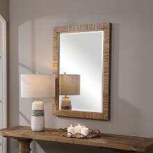 Cape-Natural Rattan Mirror