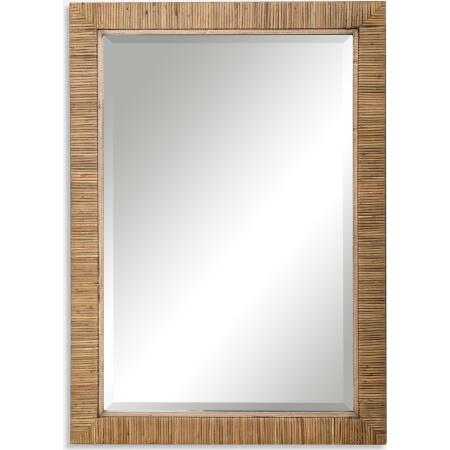 Cape-Natural Rattan Mirror