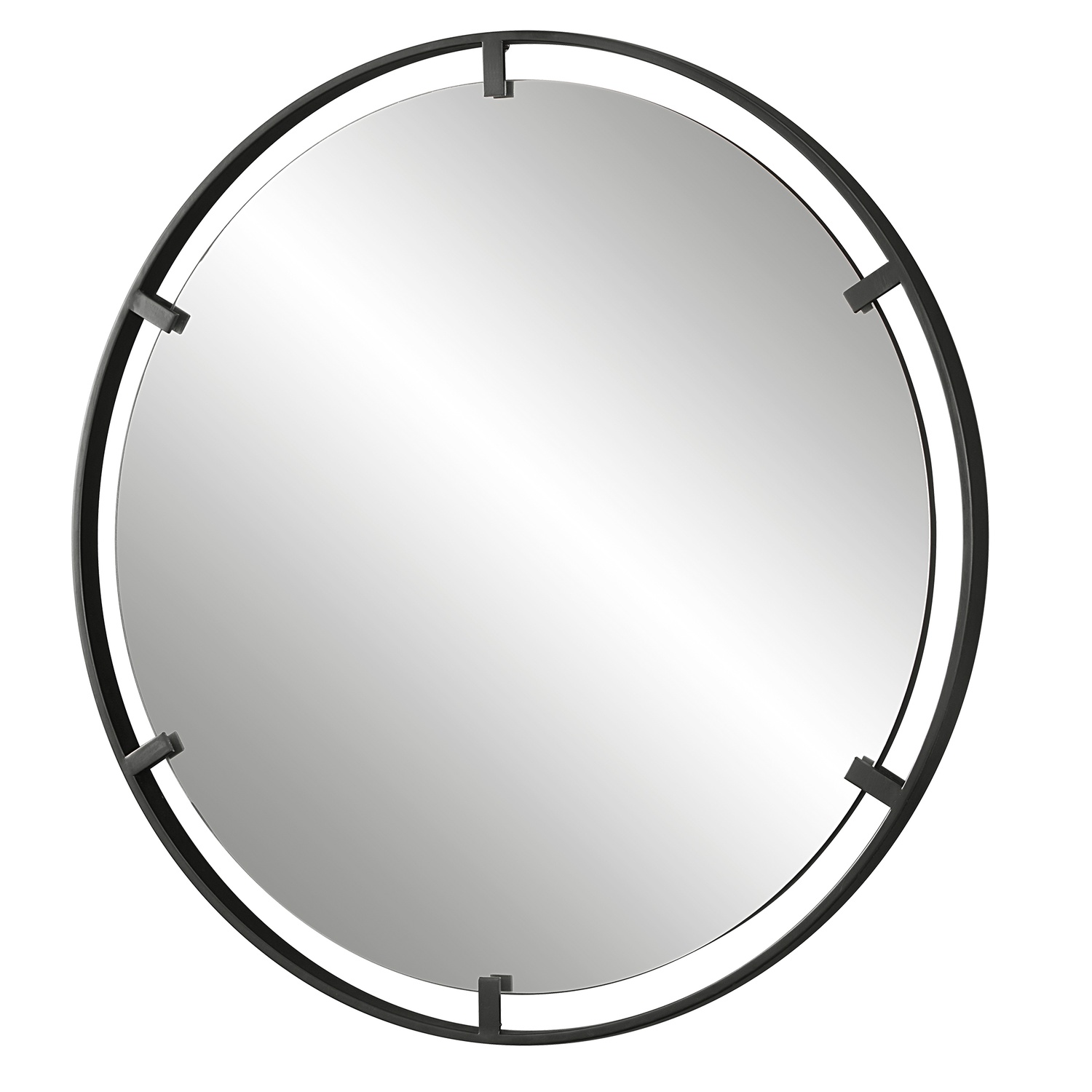 Cashel-Round Iron Mirror