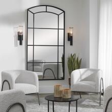 Camber-Oversized Arch Mirror