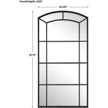 Camber-Oversized Arch Mirror