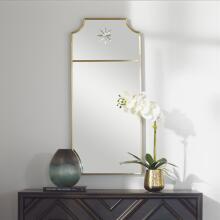 Caddington-Tall Brass Mirror