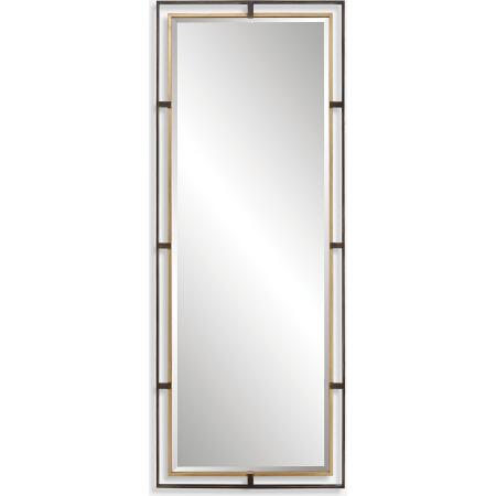 Carrizo-Tall Bronze & Gold Mirror