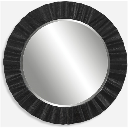 Caribou-Dark Espresso Round Mirror