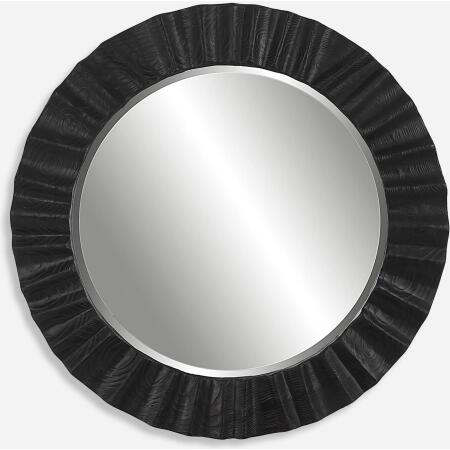 Caribou-Dark Espresso Round Mirror