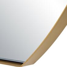 Cabell-Brass Oval Mirror