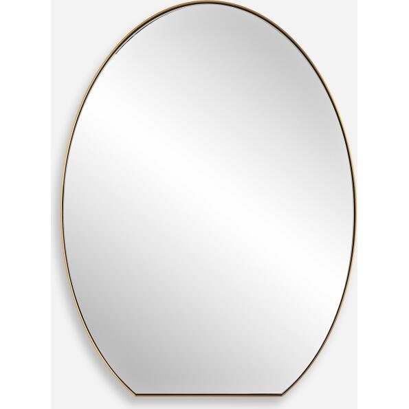 Cabell-Brass Oval Mirror