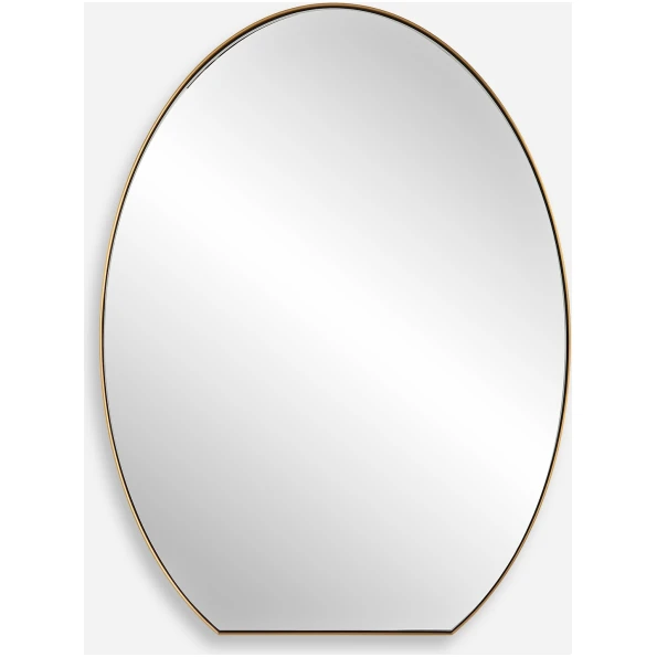 Cabell-Brass Oval Mirror