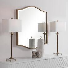 Cerise-Gold Mirror