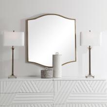 Cerise-Gold Mirror