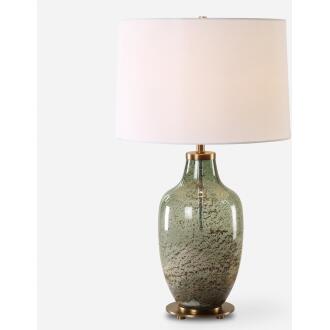 Chianti-Olive Glass Table Lamp