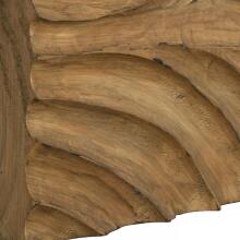 Channels-Carved Wood Wall Décor