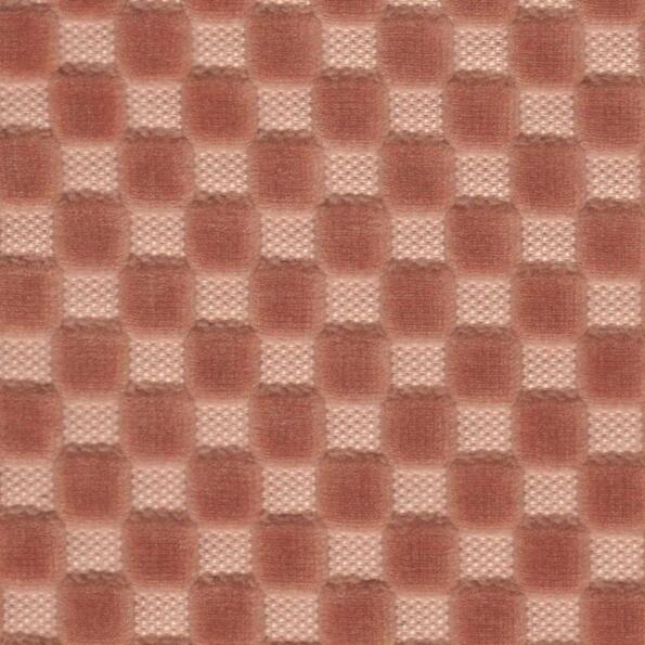 Checker/Salmon - Multi Purpose Fabric Suitable For Drapery