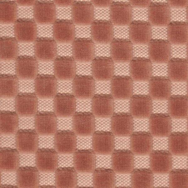 Checker/Salmon - Multi Purpose Fabric Suitable For Drapery