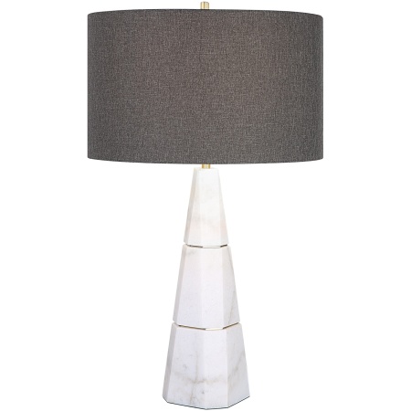 Citadel-White Marble Table Lamp