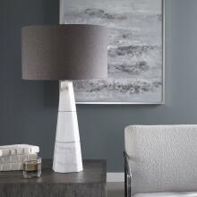Citadel-White Marble Table Lamp