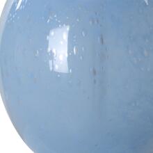 Clear Sky-Blue Glass Table Lamp