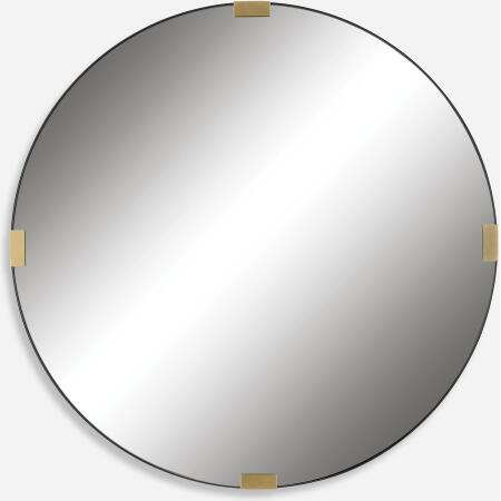 Clip-Modern Round Mirror