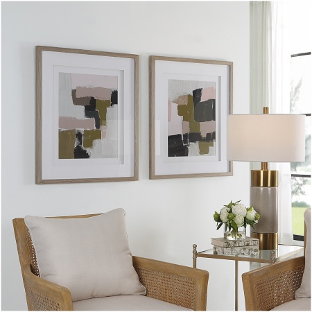 Uttermost Color Block Framed Prints