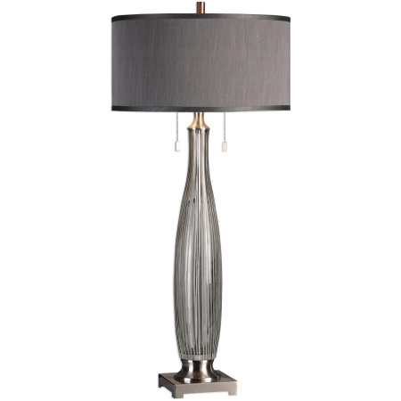 Coloma-Gray Glass Table Lamp