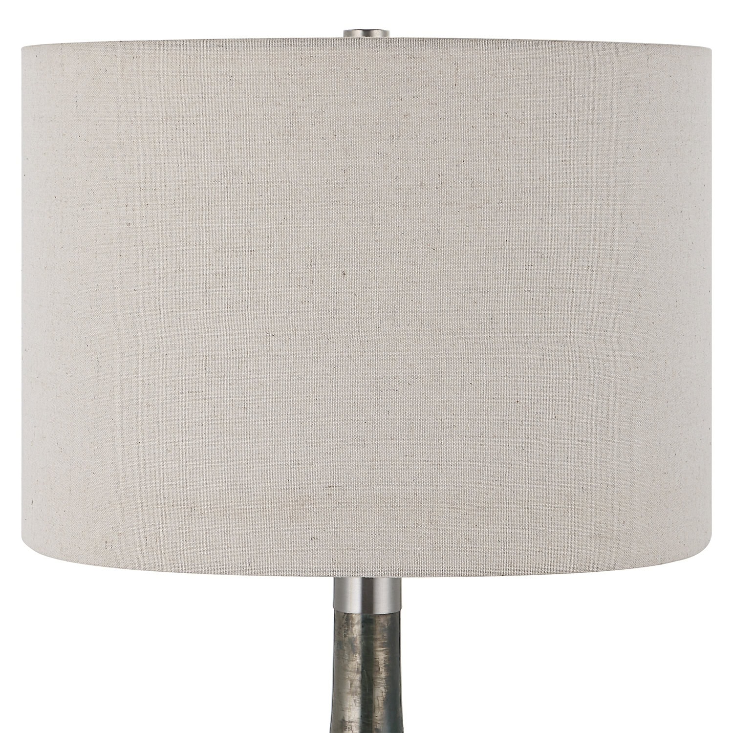 Contour-Metallic Glass Table Lamp