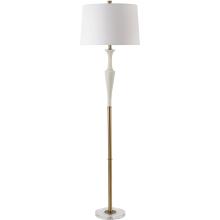 Colette-White Stone Floor Lamp