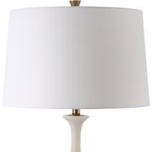 Colette-White Stone Floor Lamp