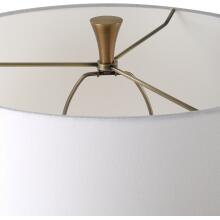 Colette-White Stone Floor Lamp