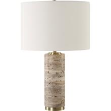 Cortado-Travertine Table Lamp