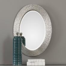 Conder-Oval Silver Mirror