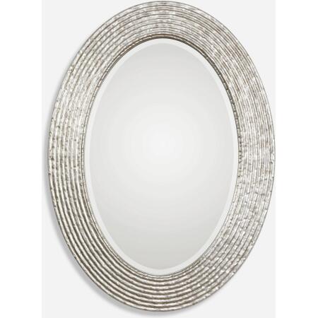 Conder-Oval Silver Mirror