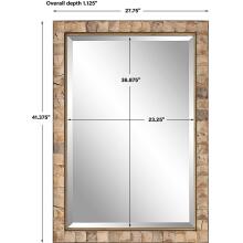 Cocos-Coconut Shell Mirror