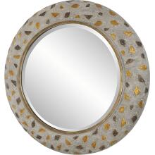 Copper Terrazzo-Terrazzo Round Mirror