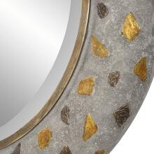 Copper Terrazzo-Terrazzo Round Mirror