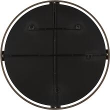 Cornelia-Black Round Mirror