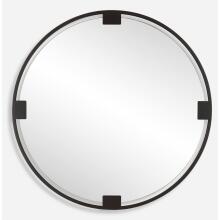Cornelia-Black Round Mirror