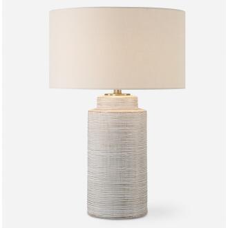 Crimp-Ribbed Table Lamp