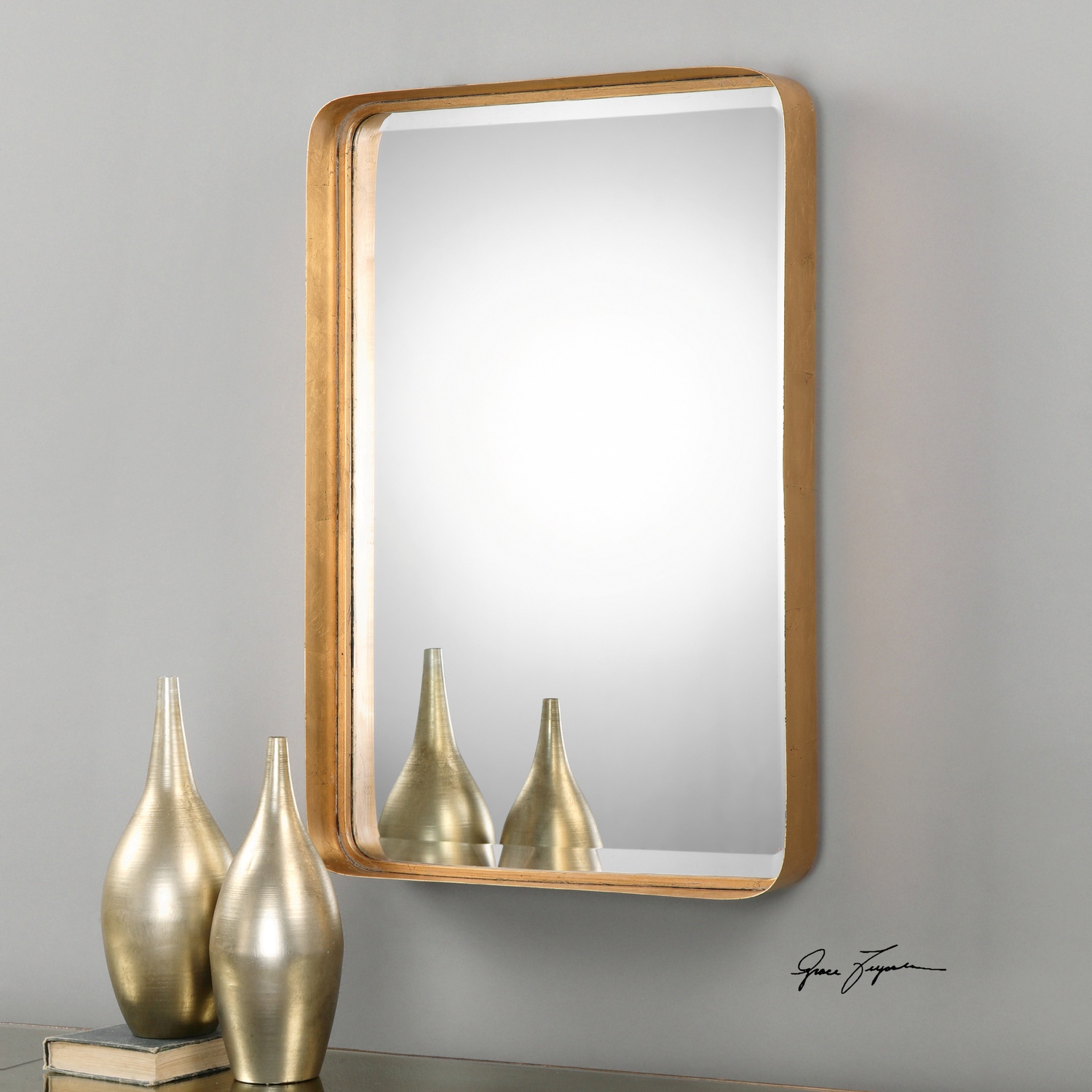 Crofton-Antique Gold Mirrors