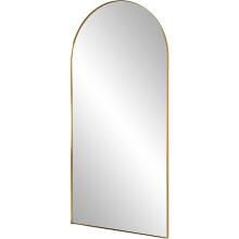 Crosley-Antique Brass Arch Mirror