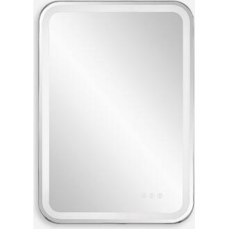 Crofton-Lighted Nickel Vanity Mirror