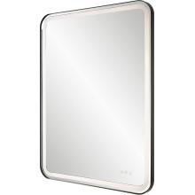 Crofton-Lighted Black Large Mirror