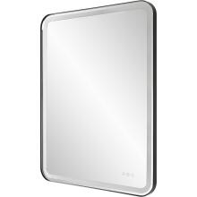Crofton-Lighted Black Large Mirror