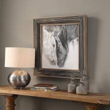 Custom Black And White Horses-Horse Prints