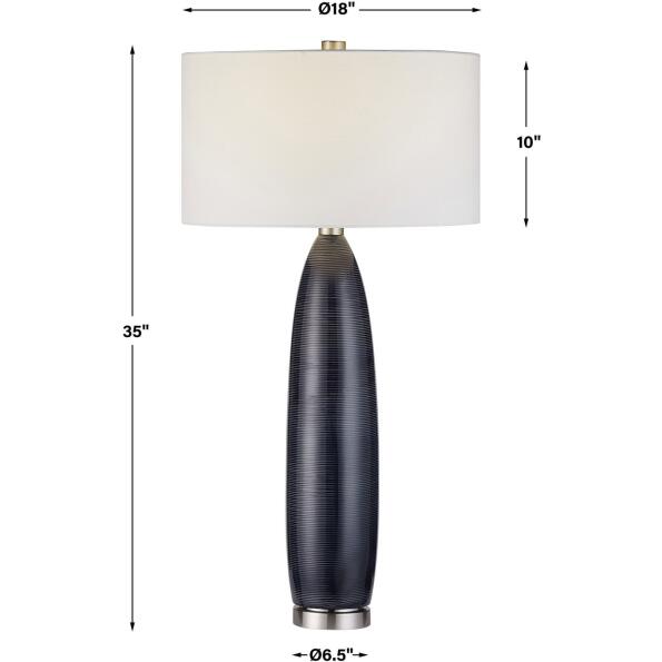 Cullen Blue Gray Table Lamp