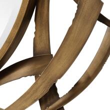 Cutting Edge-Bronze Round Mirror