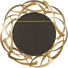 Cutting Edge-Bronze Round Mirror