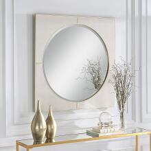 Cyprus-White Square Mirror