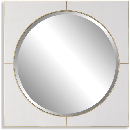 Cyprus-White Square Mirror