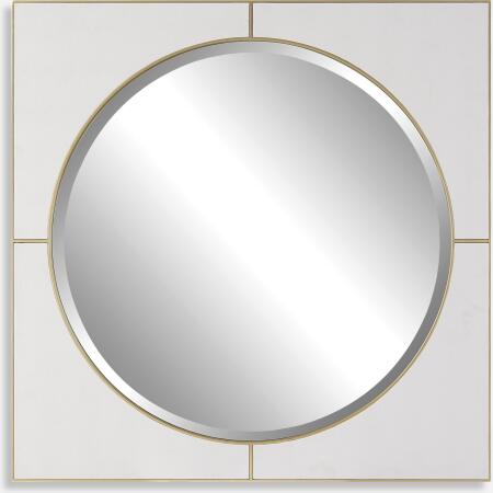 Cyprus-White Square Mirror